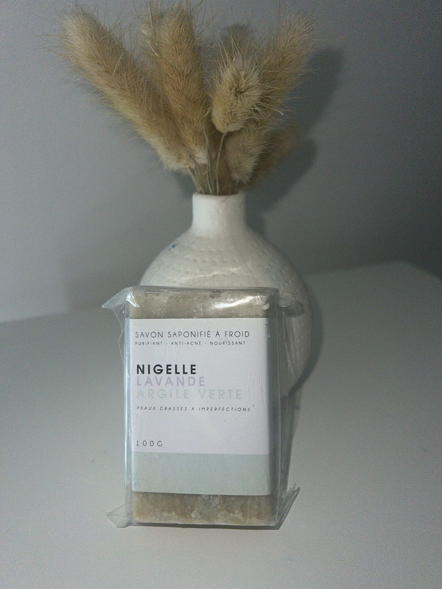 Savon nigelle lavande argile verte 100g
