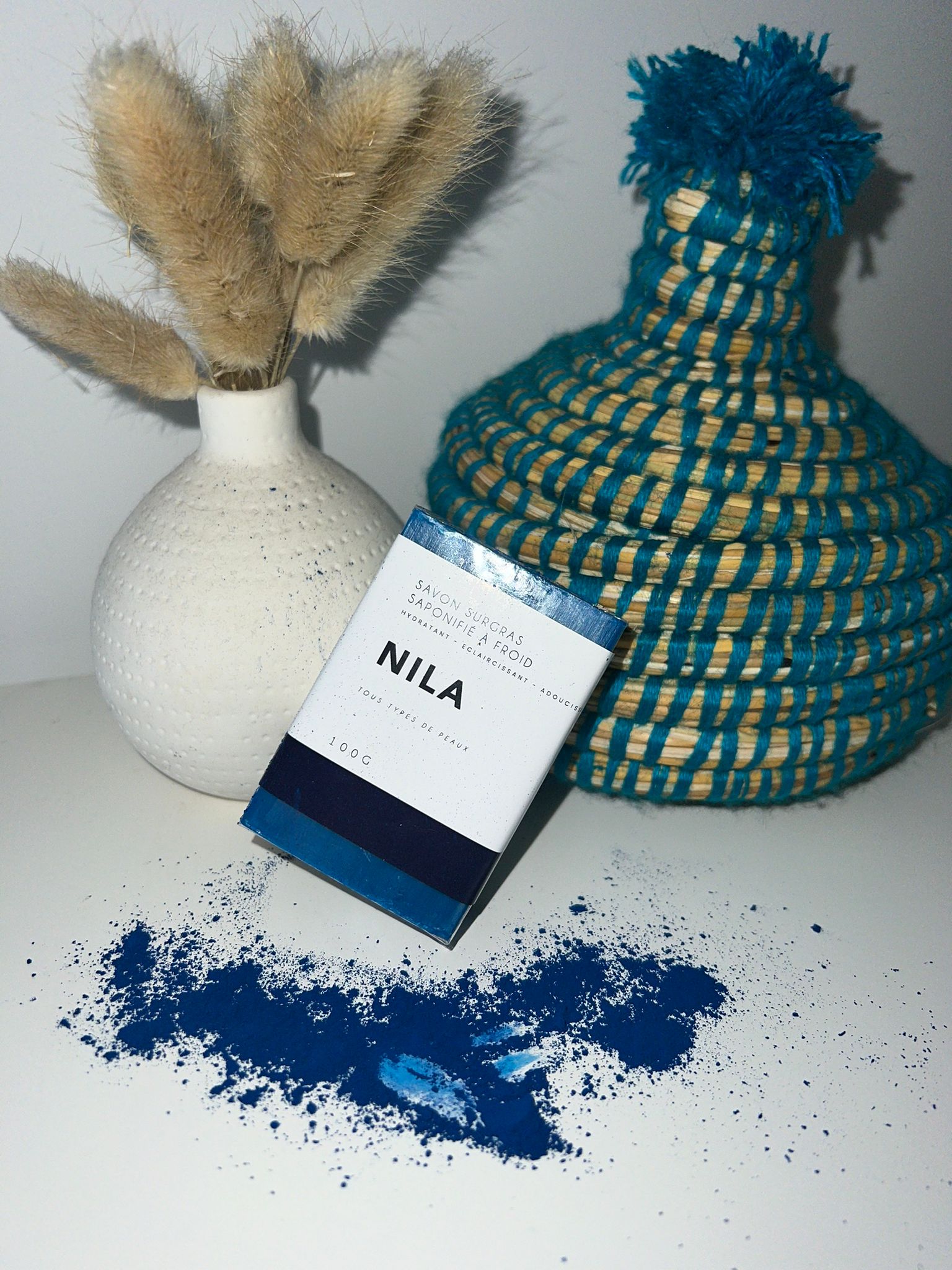 Savon au nila bleu 100g