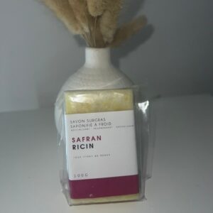 Savon safran ricin 100g