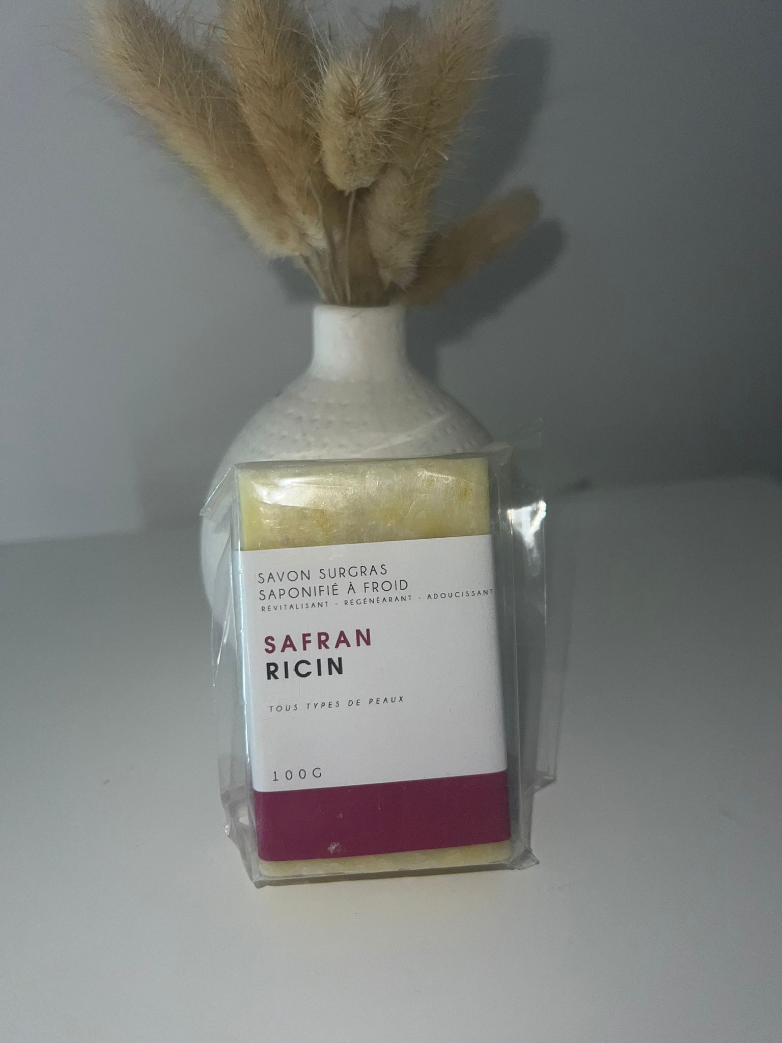Savon safran ricin 100g